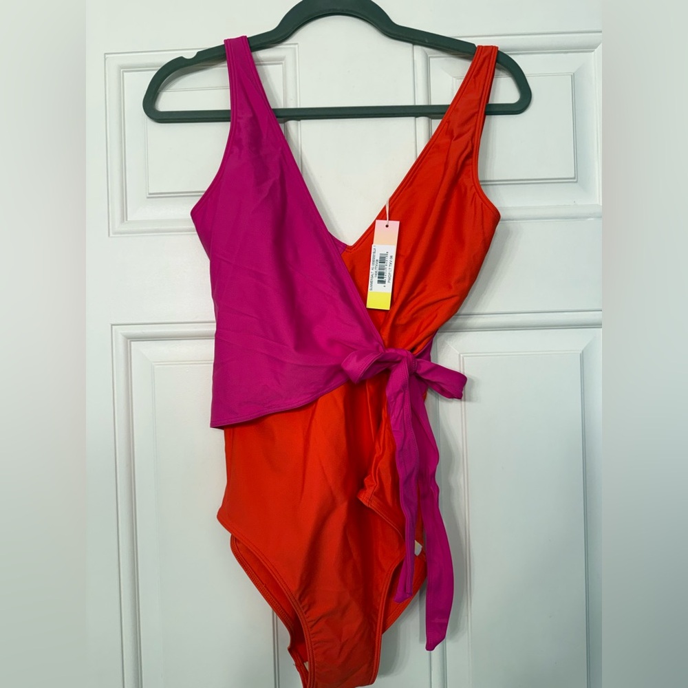 Summersalt Pink and Orange One-Piece Swimsuit - Picture 3 of 5